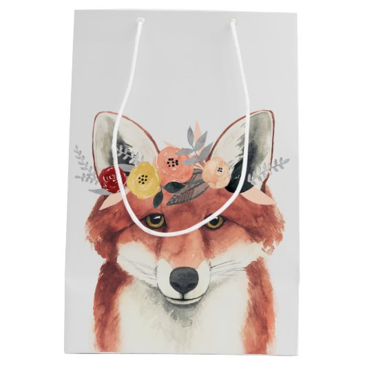 Bloemkweekforestvos Medium Cadeauzakje (Achterkant)