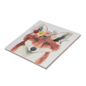 Bloemkweekforestvos Tegeltje (Zijkant)