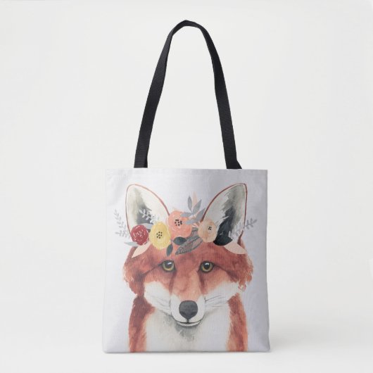 Bloemkweekforestvos Tote Bag (Voorkant)