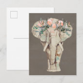 Bloemkweekolifant II Briefkaart (Voorkant / Achterkant)