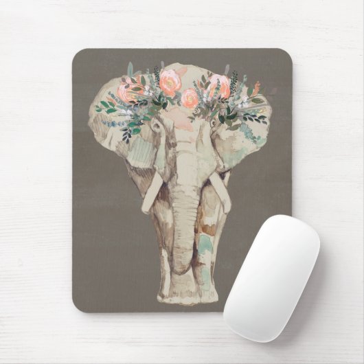 Bloemkweekolifant II Muismat (Met muis)
