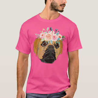 Bloemkweekvijver eigenaar Florence Hondenras Puggl T-shirt