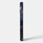Bloemlasser-Abstracte laskunst Vibrant Case-Mate iPhone Case (Achterkant / Links)