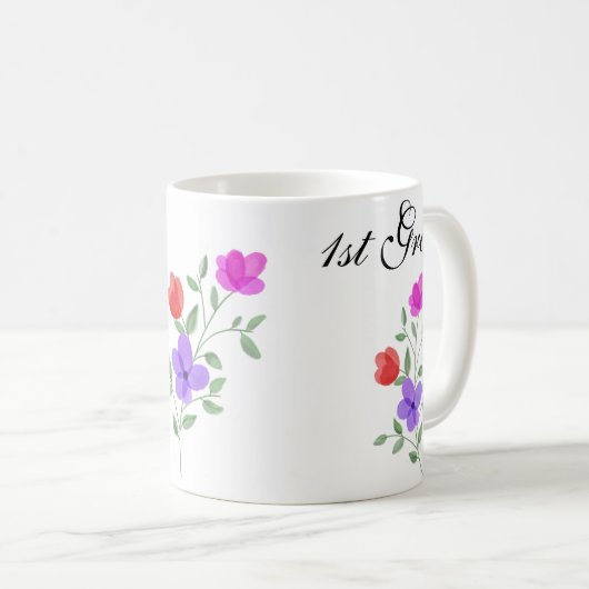  Bloemleraar Custom Mok (Voorkant rechts)