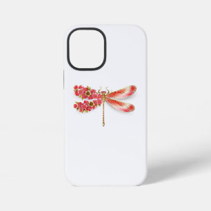 Bloemlibel met juwelen sakura iPhone 12 mini hoesje