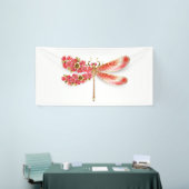 Bloemlibel met juwelen sakura spandoek (Beurs)