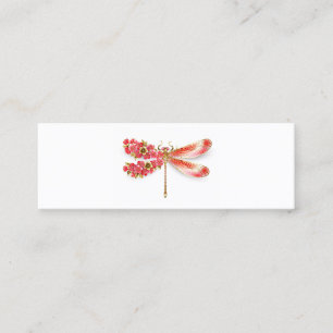 Bloemlibel met sieraden sakura contactkaartje