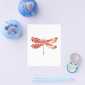 Bloemlibel met sieraden sakura flyer (Enkel)