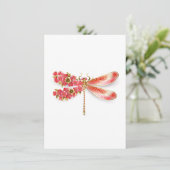Bloemlibel met sieraden sakura informatiekaartje (Staand voorkant)
