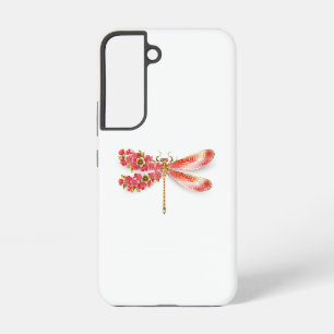 Bloemlibel met sieraden sakura samsung galaxy hoesje