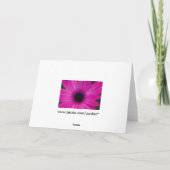 bloemliefde kaart (Achterkant)
