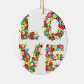 bloemliefde keramisch ornament (Rechts)