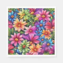 Bloemliefde - Papieren servet