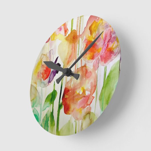 bloemliefde ronde klok (Hoek)