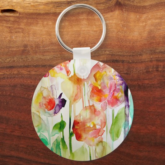 bloemliefde sleutelhanger (Voorkant)