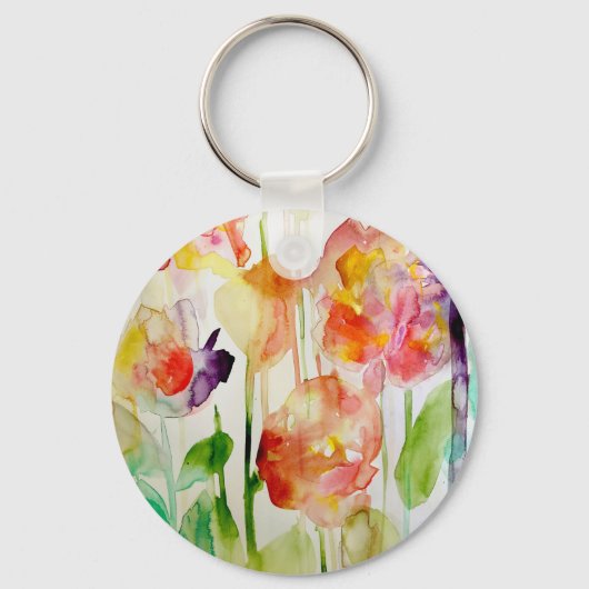 bloemliefde sleutelhanger (Achterkant)