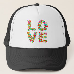 bloemliefde trucker pet