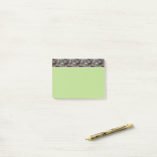 Bloemliefhebbers Roze Spring Green Post merkt op Post-it® Notes (Op bureau)