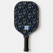  Bloemlint Coquette Monogrammed Pickleball Paddle (Achterkant)