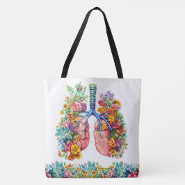 Bloemlongen - zie terug tote bag