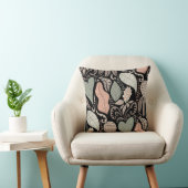 Bloemloos Abstract Naadloos Patroon Kussen (Stoel)