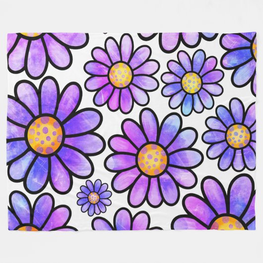 Bloemloosheid 60x80 Fleece Deken (Voorkant (Horizontaal))