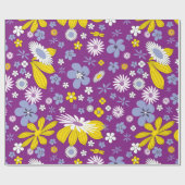 bloemmacht het verpakken document cadeaupapier (Vlak)