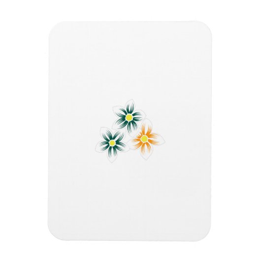 Bloemmagnet | Levendig Charme | Cadeaubinnenhuisde Magneet (Verticaal)