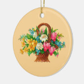 BLOEMMAND  ONTWERP KERAMISCH ORNAMENT (Links)