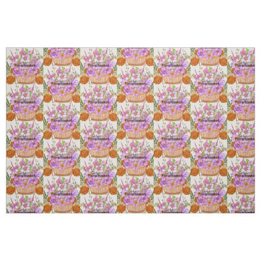 Bloemmand Stof (Fat Quarter)