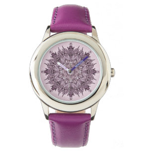 bloemmandala horloge