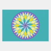 BloemMandala Inpakpapier Vel (Voorkant 2)