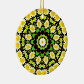 BloemMandala Keramisch Ornament (Rechts)