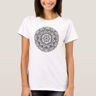 Bloemmandala w/ zaaigoed van leven t-shirt