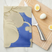 bloemmappatroon theedoek (Quarter Fold)