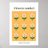 Bloemmarkt Amsterdam Poster (Voorkant)