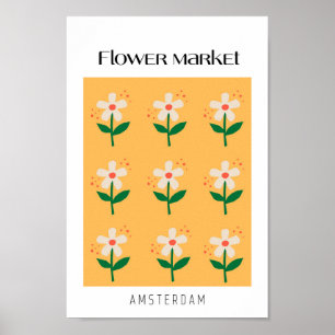 Bloemmarkt Amsterdam Poster
