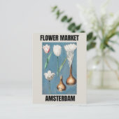Bloemmarkt Amsterdam  Tulp Briefkaart (Staand voorkant)