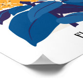 Bloemmarkt bewerkbare Florence Poster (Hoek)