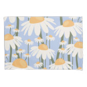 Bloemmarkt Florence Pastel Blue Retro Floral Kussensloop (Voorkant)