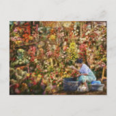 Bloemmarkt New Delhi India Art Briefkaart (Voorkant)