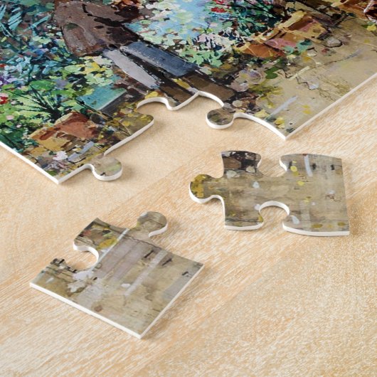 Bloemmarkt op Madeleine, Parijs Legpuzzel (Zijkant)