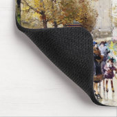 Bloemmarkt op Madeleine, Parijs Muismat (Hoek)