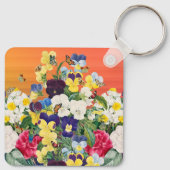 Bloemmarkt Sleutelhanger (Achterkant)