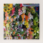 Bloemmarkt - Streets van Duitsland - 20x20 - 676 p Legpuzzel (Horizontaal)