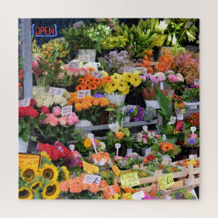 Bloemmarkt - Streets van Duitsland - 20x20 - 676 p Legpuzzel