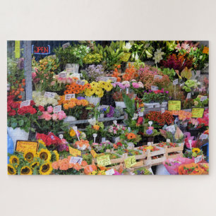 Bloemmarkt - Streets van Duitsland 20x30 - 1014 pc Legpuzzel