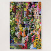 Bloemmarkt - Streets van Duitsland 20x30 - 1014 pc Legpuzzel (Verticaal)