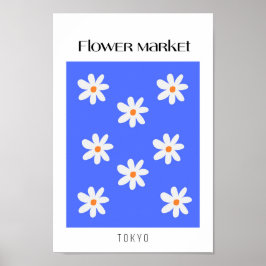 Bloemmarkt Tokio Poster