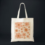 Bloemmarkt Wenen Boho Flowers Beige Floral Tote Bag<br><div class="desc">Bloemmarkt Wenen: abstracte florale kunst - retro bloemen print - aardtonen / neutraal beige.</div>